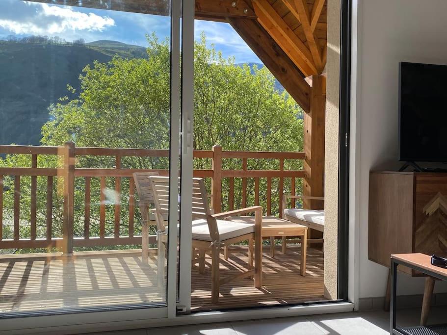 Charmant T4 Duplex Vue Montagne ルダンヴィエル エクステリア 写真